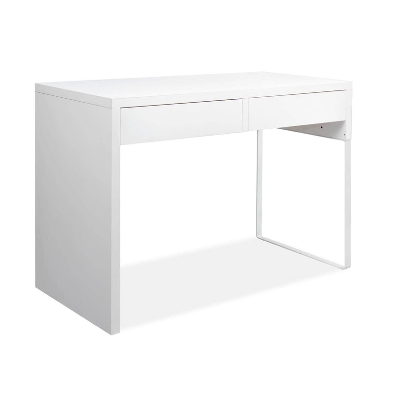 Artiss Metal Desk with 2 Drawers - White Payday Deals