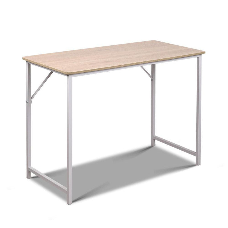 Artiss Minimalist Metal Desk - White Payday Deals