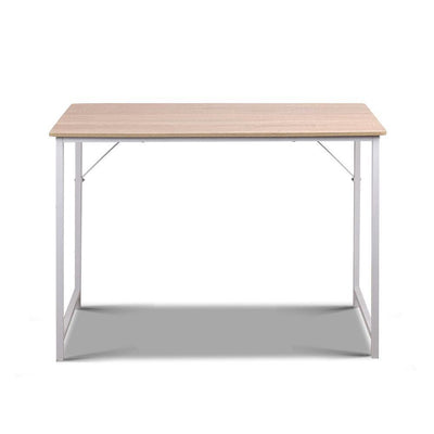 Artiss Minimalist Metal Desk - White Payday Deals