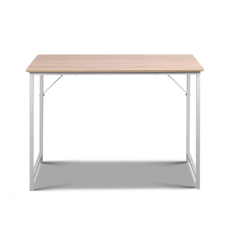 Artiss Minimalist Metal Desk - White Payday Deals