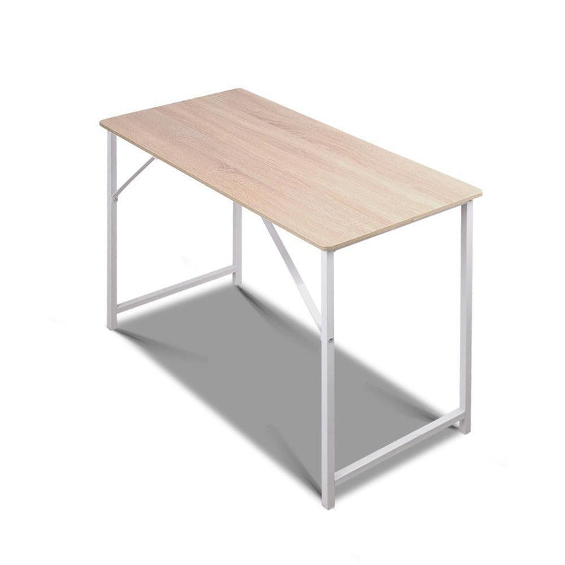 Artiss Minimalist Metal Desk - White Payday Deals