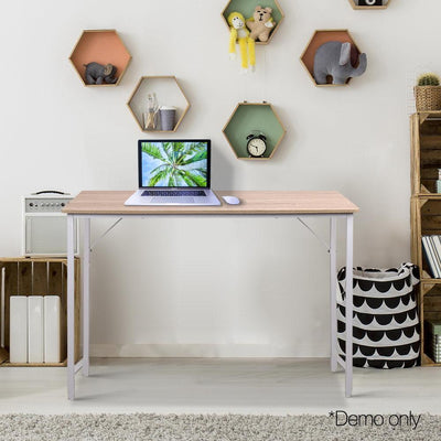 Artiss Minimalist Metal Desk - White