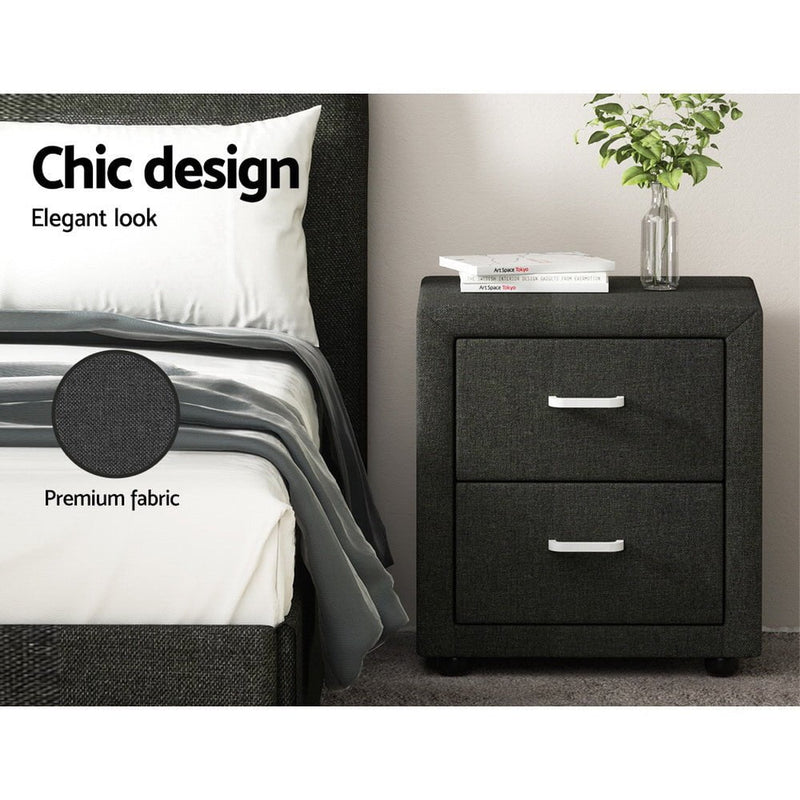Artiss Moda Bedside table - Charcoal Payday Deals