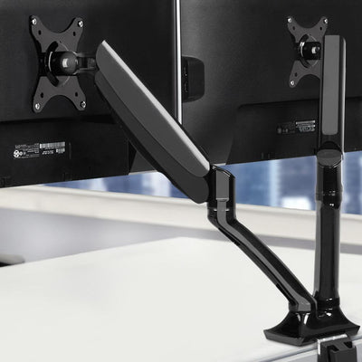 Artiss Monitor Arm Mount Dual Gas Black Payday Deals