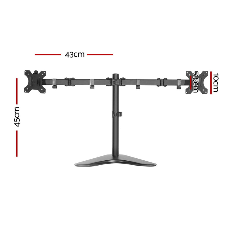 Artiss Monitor Arm Stand Dual Black Payday Deals