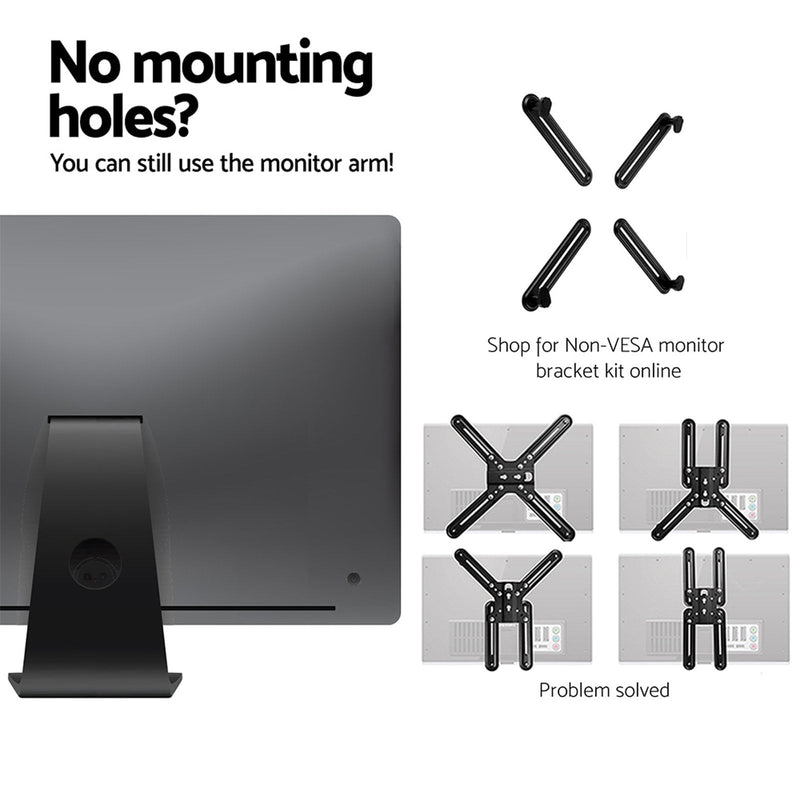 Artiss Monitor Arm Stand Dual Black Payday Deals