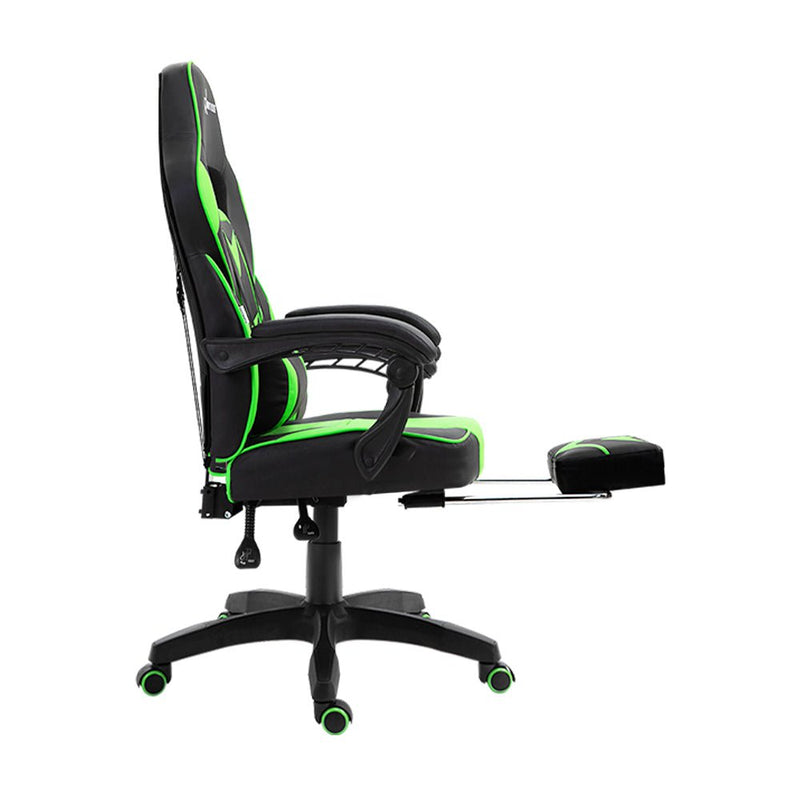 Artiss Office Chair Computer Desk Gaming Chair Study Home Work Recliner Black Green Payday Deals
