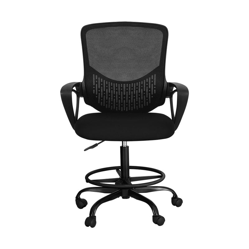 Artiss Office Chair Drafting Stool Computer Standing Desk Mesh Chairs Black Payday Deals