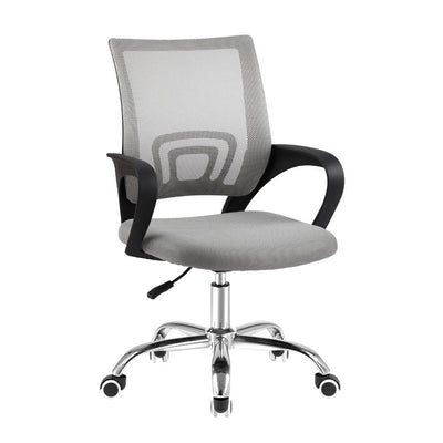 Artiss Office Chair Gaming Chair Computer Mesh Chairs Executive Mid Back Grey