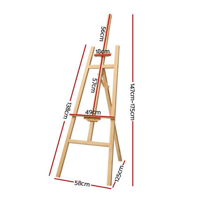 Artiss Painting Easel Stand Wedding Wooden Easels Tripod Shop Art Display 175cm Payday Deals