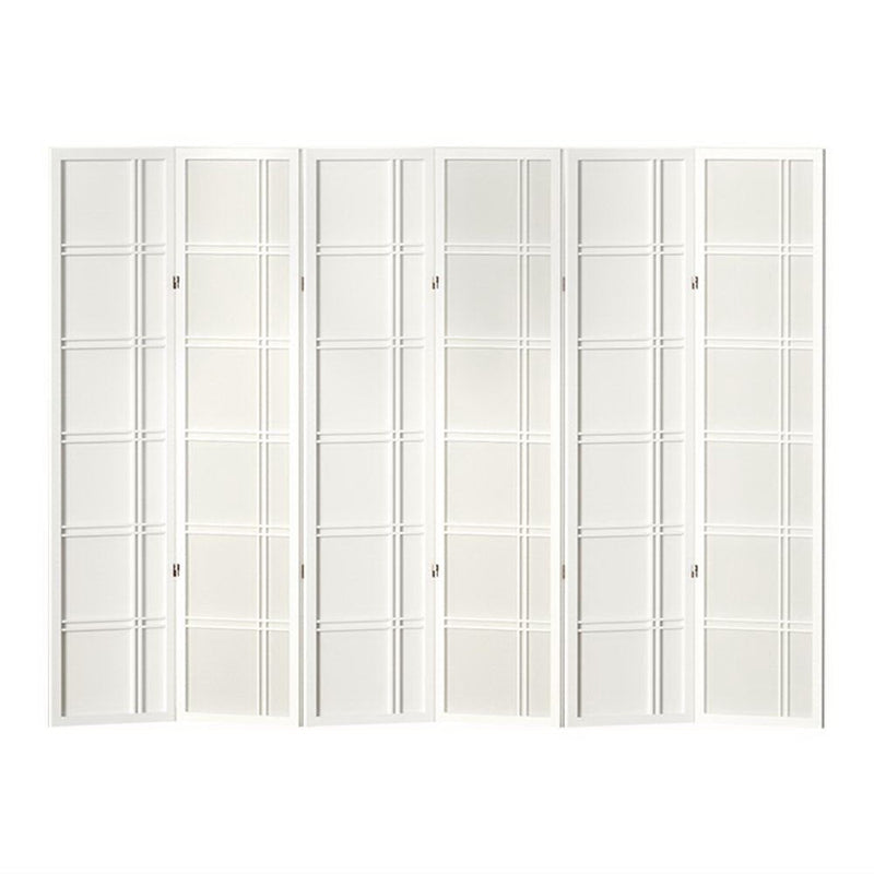 Artiss Room Divider Screen Privacy Wood Dividers Stand 6 Panel Nova White Payday Deals