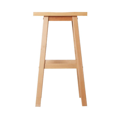 Artiss Set of 2 Beech Wood Bar Stools - Natural Payday Deals