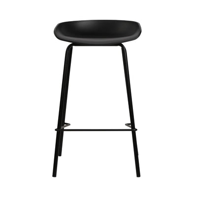 Artiss Set of 2 Metal Bar Stools - Black Payday Deals