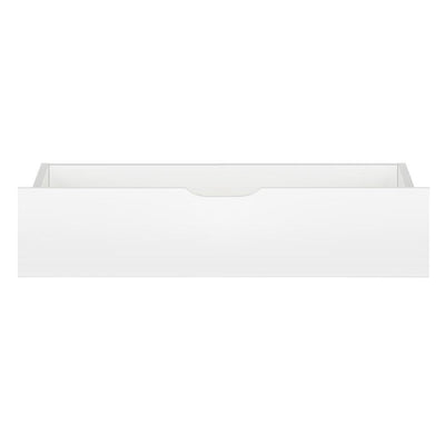 Artiss Set of 2 Single Size Wooden Trundle Drawers - White