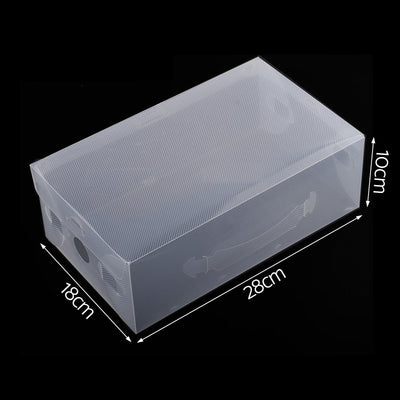 Artiss Set of 20 Clear Shoe Box Foldable Transparent Shoe Storage Stackable Case Payday Deals