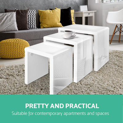 Artiss Set of 3 Nesting Tables Payday Deals