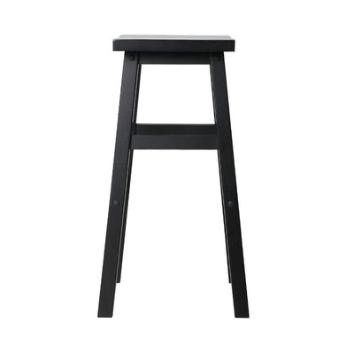 Artiss Set of 4 Beech Wood Bar Stools - Black Payday Deals