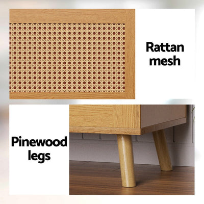 Artiss Shoe Bench Up to 10 Pairs Rattan Starlyn Payday Deals