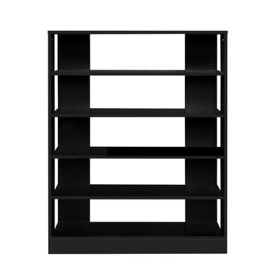 Artiss Shoe Cabinet Shoes Organiser Storage Rack 30 Pairs Black Shelf Wooden Payday Deals