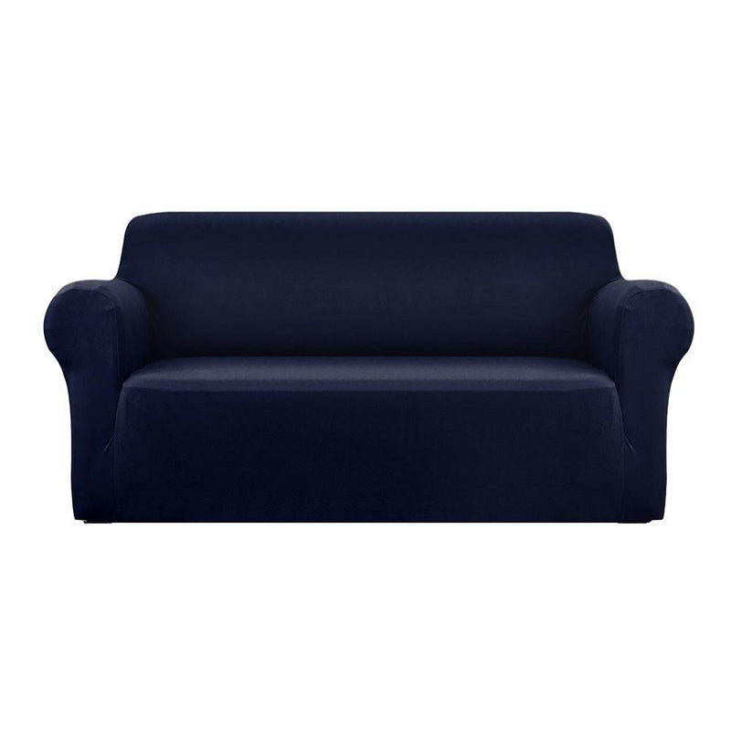 Artiss Sofa Cover Elastic Stretchable Couch Covers Navy 3 Seater Payday Deals