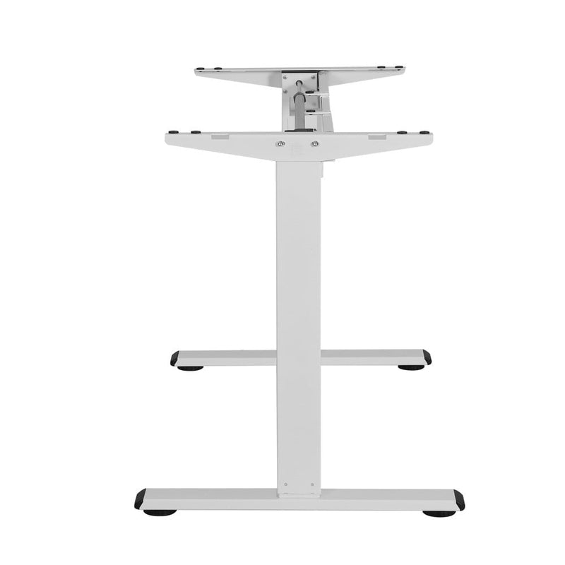 Artiss Standing Desk Sit Stand Motorised Height Adjustable Frame Only White Payday Deals