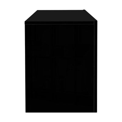 Artiss TV Cabinet Entertainment Unit Stand RGB LED Gloss Furniture 130cm Black Payday Deals