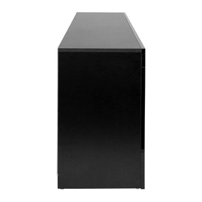 Artiss TV Cabinet Entertainment Unit Stand RGB LED Gloss Furniture 160cm Black Payday Deals