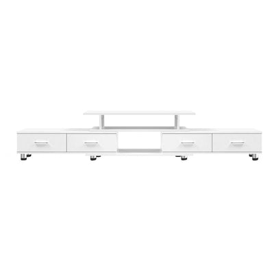 Artiss TV Cabinet Entertainment Unit Stand Wooden 160CM To 220CM Lowline Storage Drawers White Payday Deals