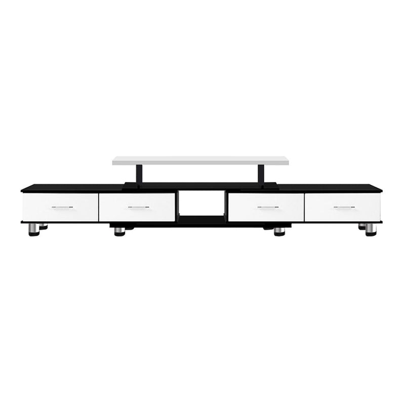 Artiss TV Cabinet Entertainment Unit Stand Wooden 160CM To 220CM Storage Drawers Black White Payday Deals