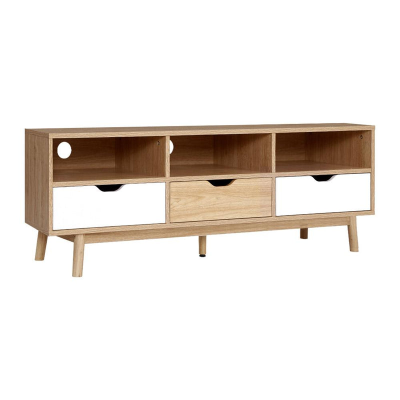 Artiss TV Cabinet Entertainment Unit Stand Wooden Storage 140cm Scandinavian Payday Deals