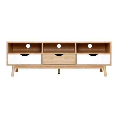 Artiss TV Cabinet Entertainment Unit Stand Wooden Storage 140cm Scandinavian Payday Deals