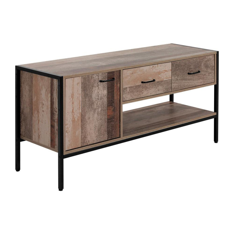 Artiss TV Stand Entertainment Unit Storage Cabinet Industrial Rustic Wooden 120cm Payday Deals