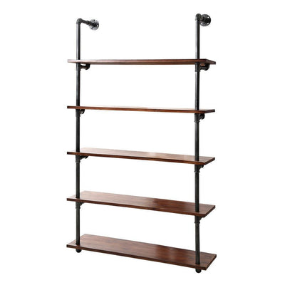 Artiss Wall Display Shelves Industrial DIY Pipe Shelf Rustic Floating Brackets Payday Deals