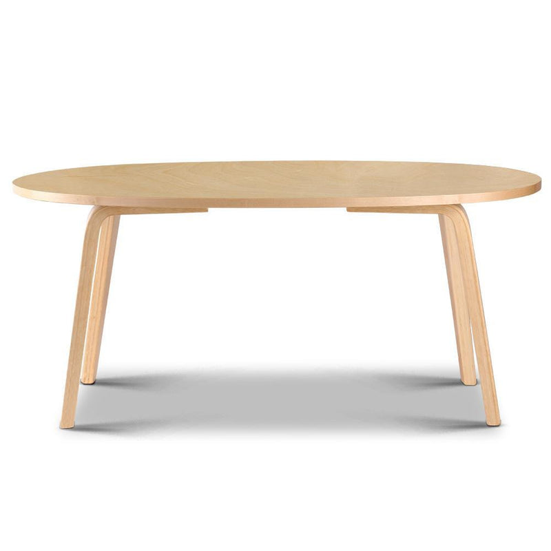 Artiss Wooden Coffee Table - Beige - Payday Deals