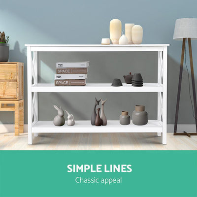 Artiss Wooden Storage Console Table - White Payday Deals