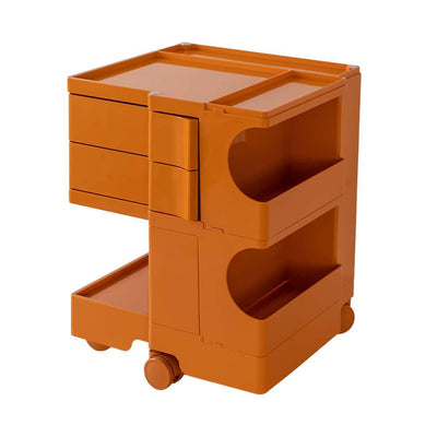 ArtissIn Bedside Table Side Tables Nightstand Organizer Replica Boby Trolley 3Tier Orange Payday Deals
