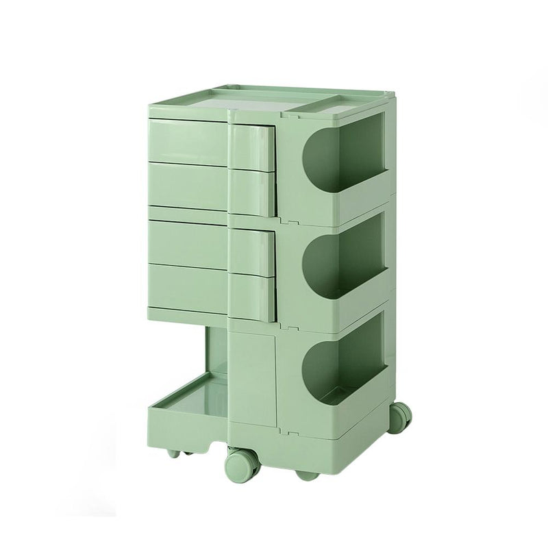 ArtissIn Bedside Table Side Tables Nightstand Organizer Replica Boby Trolley 5Tier Green Payday Deals