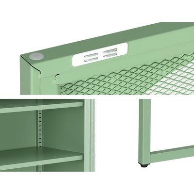 ArtissIn Buffet Sideboard Metal Cabinet - ELMA Green Payday Deals