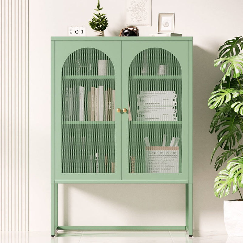 ArtissIn Buffet Sideboard Metal Cabinet - ELMA Green Payday Deals