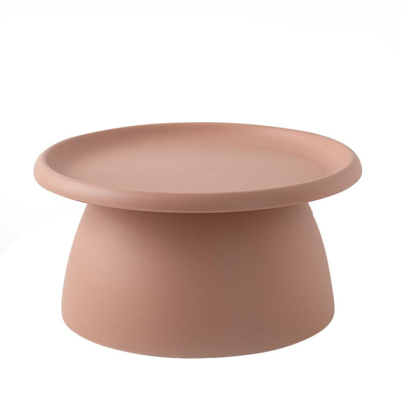 ArtissIn Coffee Table Mushroom Nordic Round Large Side Table 70CM Pink Payday Deals