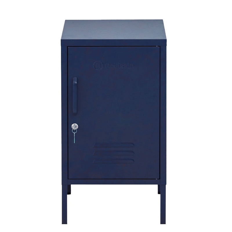 ArtissIn Metal Locker Storage Shelf Filing Cabinet Cupboard Bedside Table Blue Payday Deals