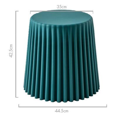 ArtissIn Set of 2 Cupcake Stools Plastic Stacking Bar Stools Dining Chairs Kitchen Dark Green Payday Deals