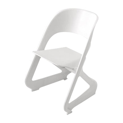 ArtissIn Set of 4 Dining Chairs Office Cafe Lounge Seat Stackable Plastic Leisure Chairs White Payday Deals