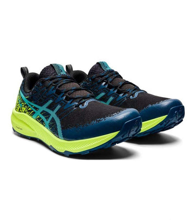 Asics Men's Fuji Lite 2 Sneakers Running Athletic Shoes Runners - Black/Ice Mint Payday Deals