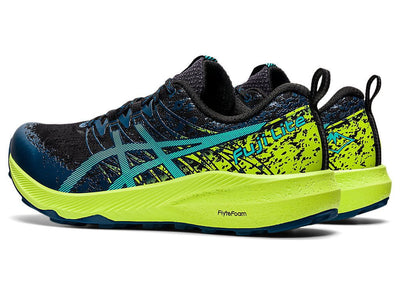 Asics Men's Fuji Lite 2 Sneakers Running Athletic Shoes Runners - Black/Ice Mint Payday Deals