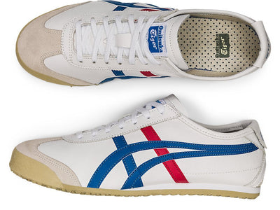 Asics Onitsuka Tiger Mexico 66 OT Shoes Sneakers Casual Men's Women's - White/Blue Payday Deals