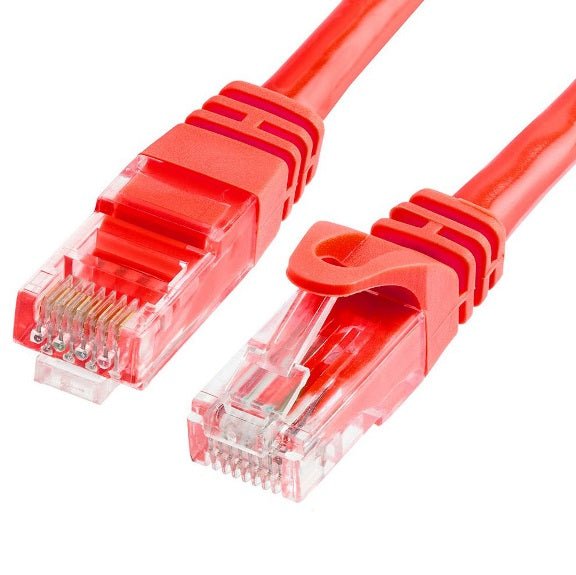 ASTROTEK CAT6 Cable 30m - Red Color Premium RJ45 Ethernet Network LAN UTP Patch Cord 26AWG-CCA PVC Jacket Payday Deals