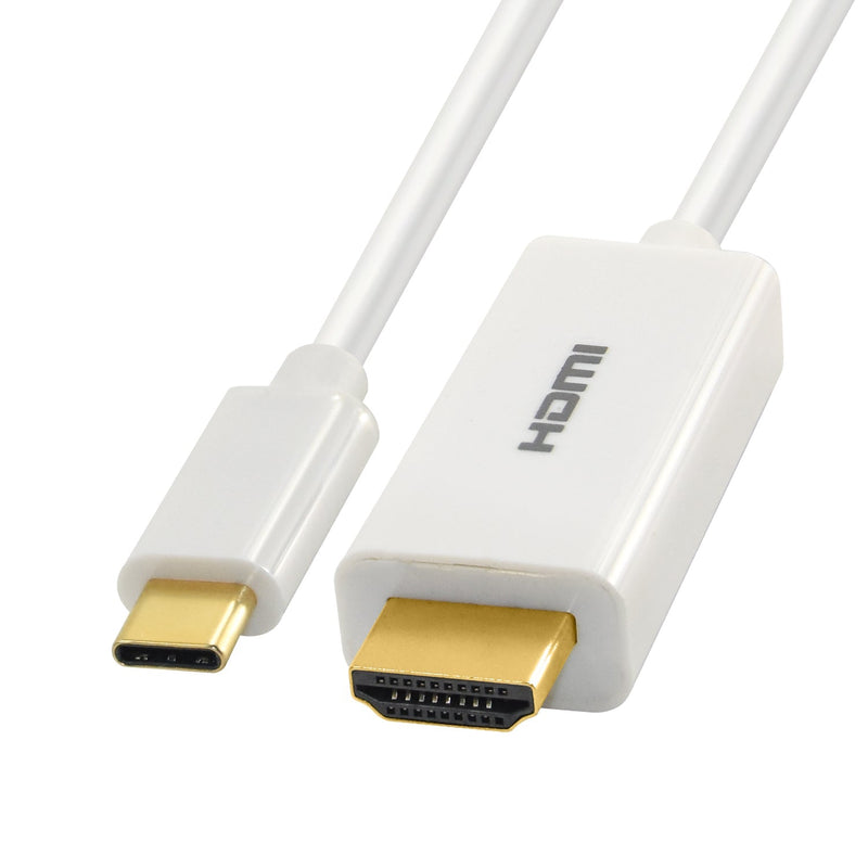 ASTROTEK USB-C male to HDMI male cable, white color, gold plating, support 4k@60hz Payday Deals