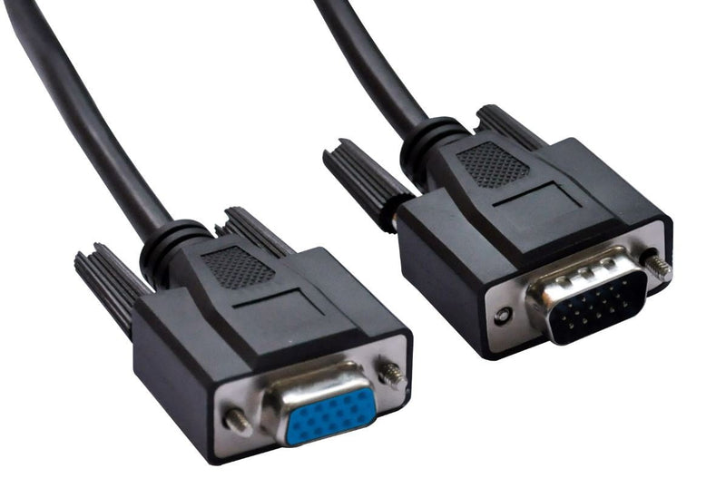 ASTROTEK VGA Extension Cable 3m - 15 pins Male to 15 pins Female for Monitor PC Molded Type Black Payday Deals