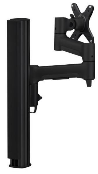 Atdec AWM Single monitor arm solution - 460mm articulating arm - 400mm post - F Clamp - black Payday Deals